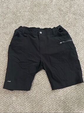 FXR Men's Black Athletic Shorts with Zip Pocket